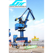 Four-bar linkage Portal Full-rotating Jib Crane